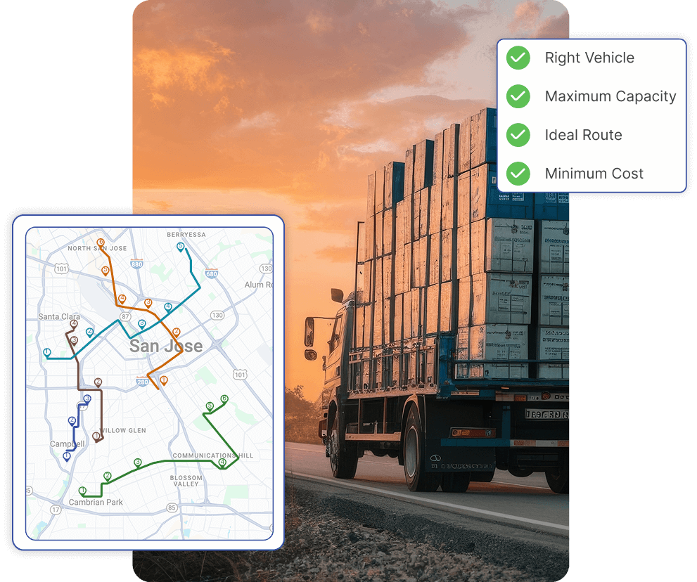 Maximize vehicle utilization and achieve faster last-mile deliveries
