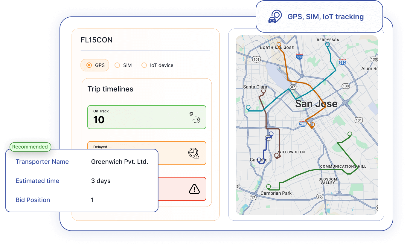 Delegate transportation to AI with an advanced TMS