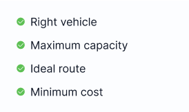 Reduce cost per drop with AI-powered capacity & route planning engine